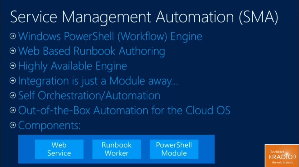 TechNet Radio: Automation Series (Part 1) Automation and Devops within WSSC and Azure