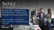Bringing ITSM Capabilities from Microsoft System Center Service Manager to Windows Azure Pack