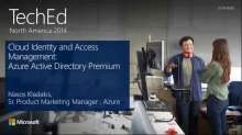 Cloud Identity and Access Management: Microsoft Azure Active Directory Premium